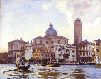 約翰 辛格 薩金特 Palazzo Labia and San Geremia, Venice
